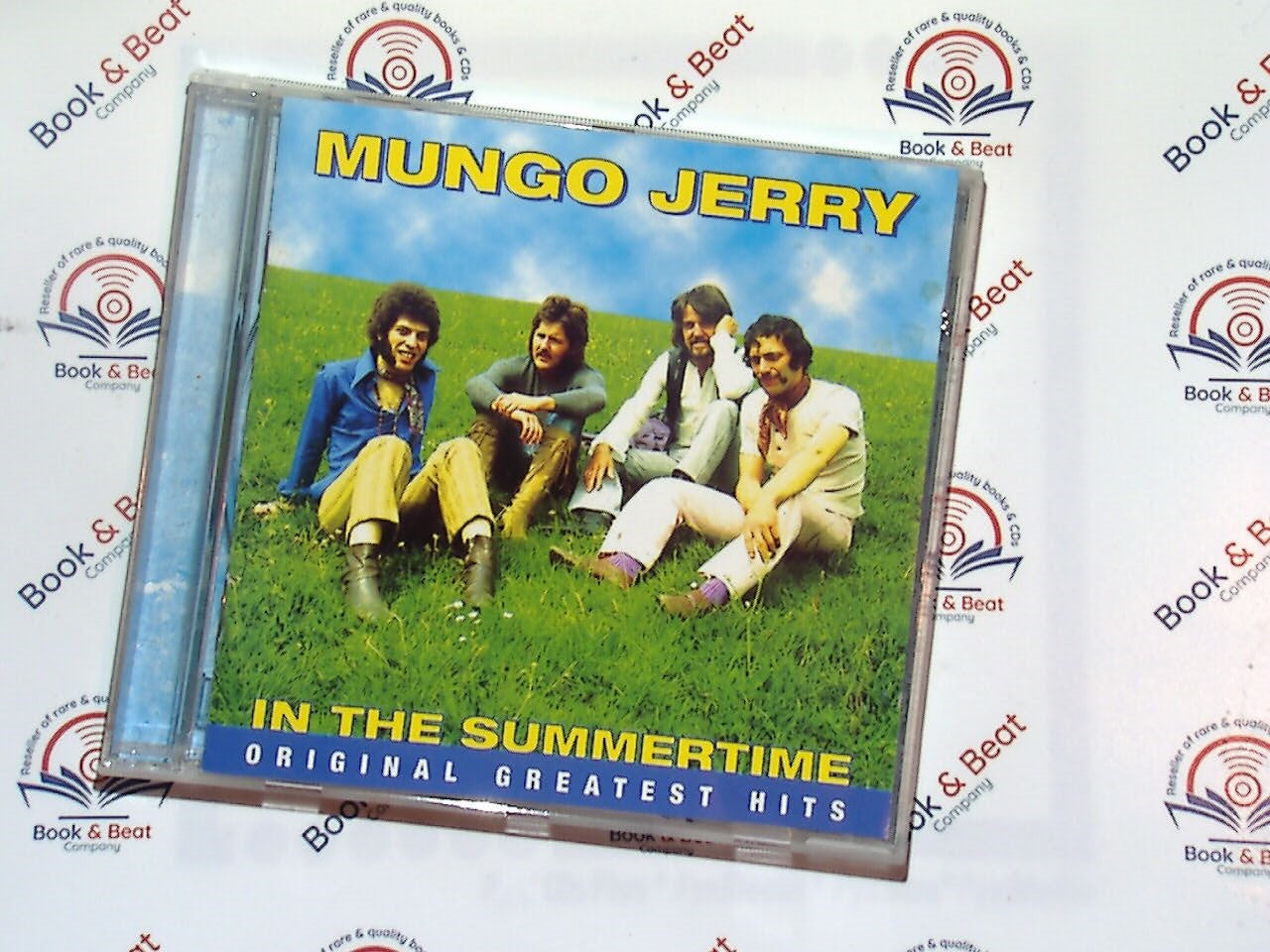 Mungo Jerry, In The Summertime, Original Greatest Hits, CD, Classic Rock, 1970s Hits, Rock 'n' Roll, Vintage Music, Greatest Hits Collection, Summer Anthems, Iconic Songs, Retro Music, Collectible CD, Bookandbeat, Mungo Jerry Music, British Rock