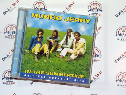 Mungo Jerry, In The Summertime, Original Greatest Hits, CD, Classic Rock, 1970s Hits, Rock 'n' Roll, Vintage Music, Greatest Hits Collection, Summer Anthems, Iconic Songs, Retro Music, Collectible CD, Bookandbeat, Mungo Jerry Music, British Rock