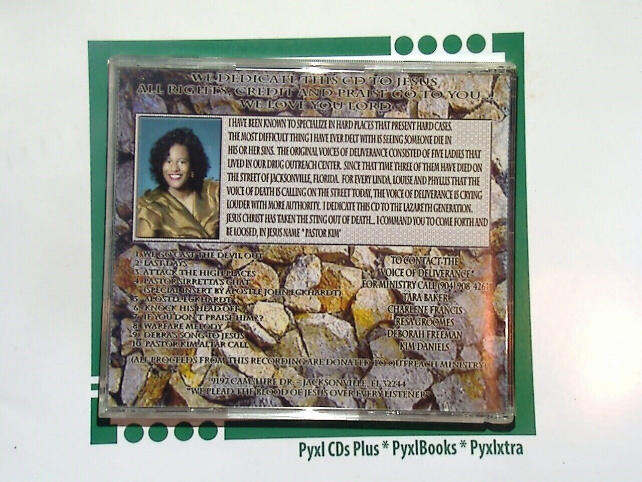 Pastor Kim, Voices of Deliverance, Demon Bustin Praise, gospel music, worship, Christian praise, choir, inspirational, faith-based, spiritual music, uplifting, religious songs, CD Mint, Bookandbeat.com.