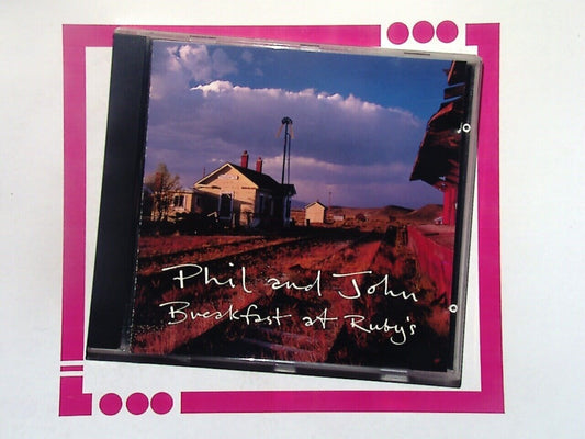 Phil and John, Breakfast at Ruby's, CD, Mint Condition, Acoustic Duo, Folk Rock, Contemporary Christian Music, CCM, Christian Folk, 90s Music, Bookandbeat, Collectible CD, Rare CD, Inspirational Music, Faith-Based Music, Christian Artists, Singer-Songwriter, Acoustic Guitar, Christian Lyrics, Mint CD, Music Collection, Worship Music, Christian Duo, Religious Music, Spiritual Songs, Soft Rock, Christian Folk-Rock