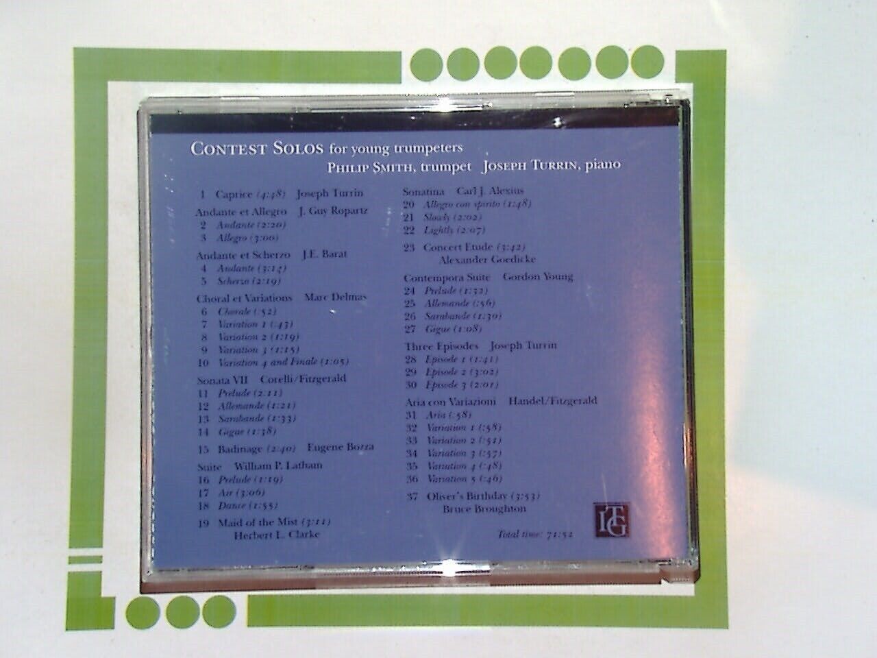 Bookandbeat.com, Philip Smith, Joseph Turrin, Contest Solos for Young Trumpeters, CD, Trumpet Music, Classical Music, Instrumental, Brass Solos, Trumpet Performance, Music for Young Musicians, Collectible, Music Album, Classical Trumpet, Educational Music, Brass Instrument, Solo Repertoire, Young Musicians, Trumpet Masterpieces,