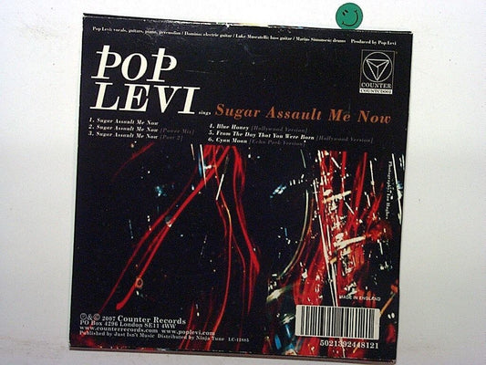 Pop Levi, Sugar Assault Me Now, CD, VGC, Bookandbeat, Indie Rock, Alternative Music, Pop Rock, Glam Rock, Psychedelic Rock, Pop Levi Album, Collectible CD, Music Collection, Retro Sound, Vintage Music, Unique Rock Music