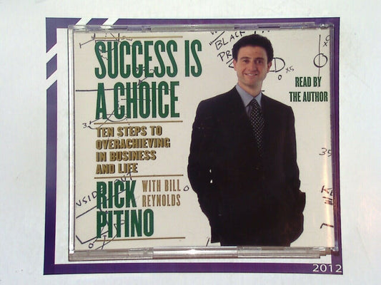 Bookandbeat.com, Rick Pitino, Success Is A Choice, Audio CD, Motivational, Personal Development, Leadership, Success Strategies, Coaching, Self-Help, Business, Professional Growth, Sports Leadership, Inspirational, Audio Book, Collectible, Life Lessons, Goal Setting,