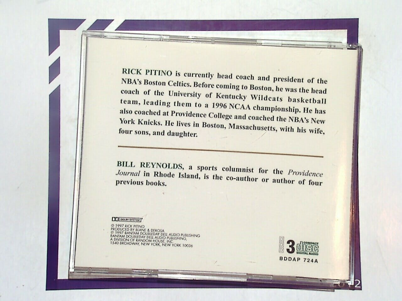 Bookandbeat.com, Rick Pitino, Success Is A Choice, Audio CD, Motivational, Personal Development, Leadership, Success Strategies, Coaching, Self-Help, Business, Professional Growth, Sports Leadership, Inspirational, Audio Book, Collectible, Life Lessons, Goal Setting,