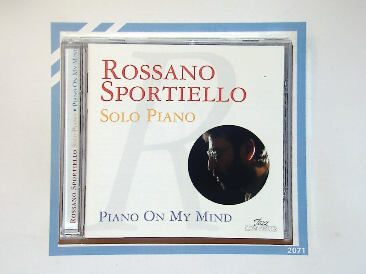 Bookandbeat.com, Rossano Sportiello, Solo Piano, Piano On My Mind, CD, Mint, Jazz Piano, Solo Performance, Instrumental, Jazz Music, Classical Jazz, Collectible, Music Album, Pianist, Smooth Jazz, Improvisation, Piano Jazz Standards, Swing, Mint Condition,