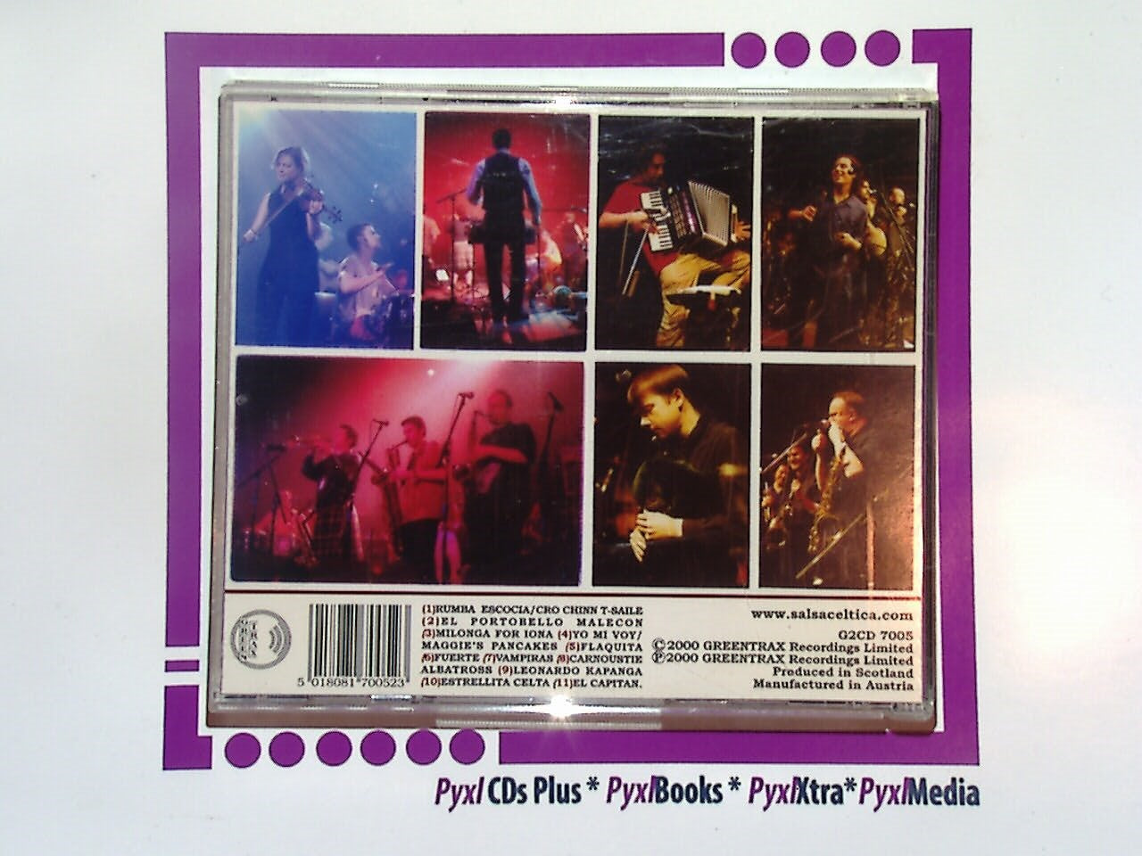 Salsa Celtica, The Great Scottish Latin Adventure, Scottish music, Latin fusion, Celtic salsa, world music, contemporary Celtic, Caribbean rhythms, Scottish reels, salsa rhythms, dance music, CD, music album, Bookandbeat.com, multicultural music, instrumental music, Latin jazz, ceilidh music, live performances.