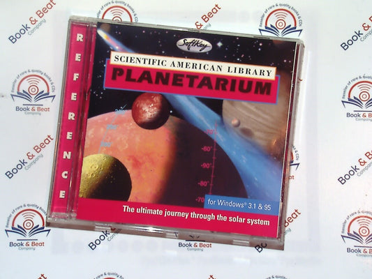 Softkey, Scientific American Library, Planetarium, Windows 3.1, CD-ROM, Mint Condition, Vintage Software, Educational Software, Astronomy Software, Space Exploration, Windows 3.1 Compatible, Rare Software, Collectible CD-ROM, Science Enthusiast, Planetarium Simulation