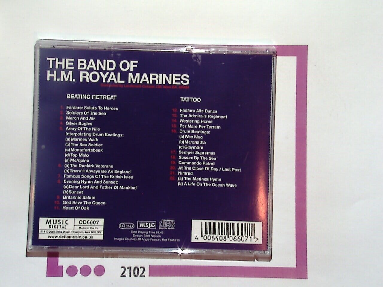 
Bookandbeat.com CD: The Band of H.M. Royal Marines (Conducted by J.M. Ware) - Traditional Military Band Music, Brass and Percussion, Marches, Ceremonial Tunes, Patriotic Music, and Orchestral Arrangements. High-Quality Performance, Celebrating the Heritage of the Royal Marines Band. A Collection of Classic Military Music, Showcasing Precision, Skill, and Grandeur.