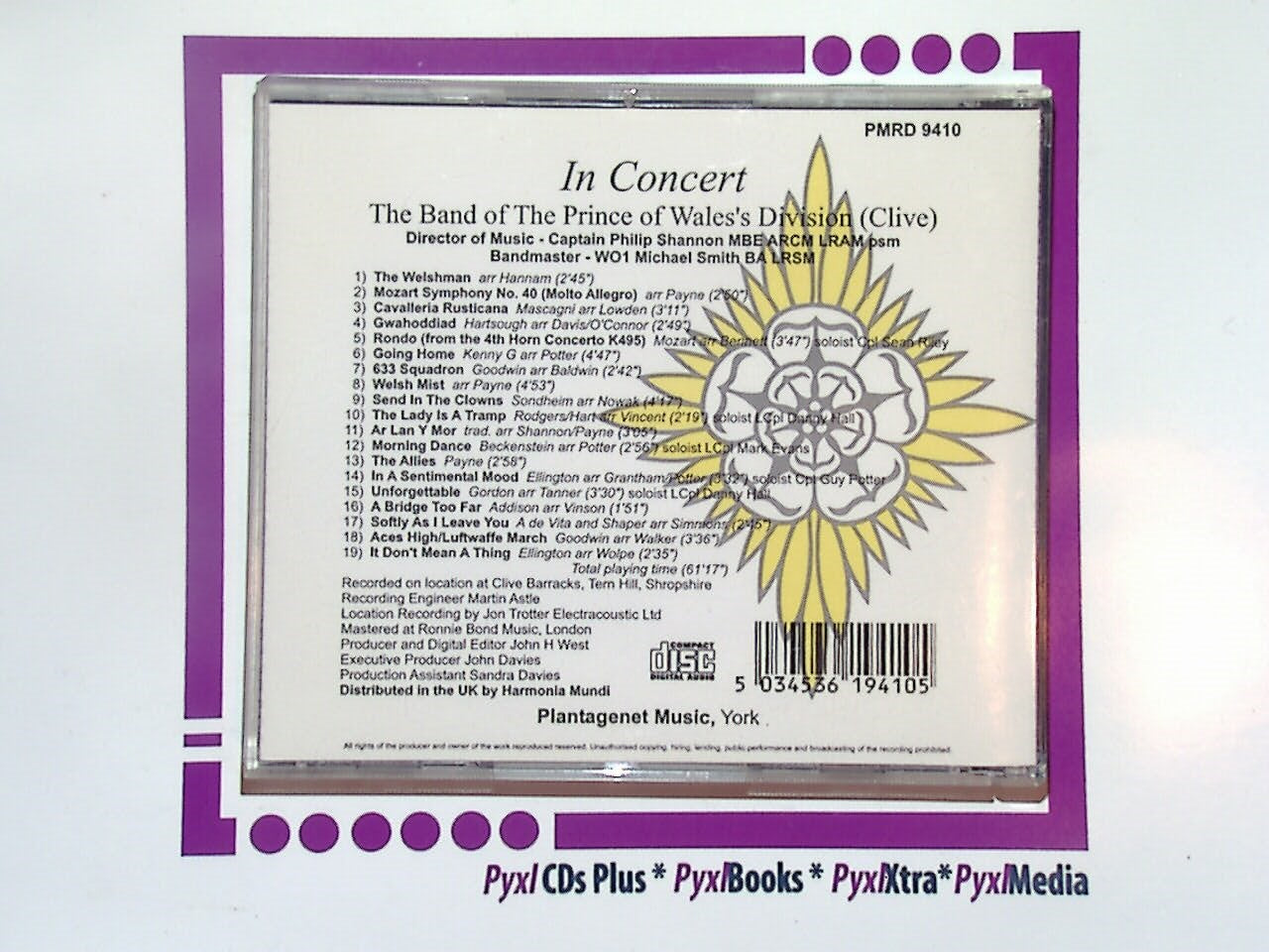 The Band of the Prince of Wales, military band, concert band music, royal band, patriotic music, brass band, classical music, military marches, ceremonial music, British band, CD, music album, Bookandbeat.com, royal concerts, live performances, traditional music, marching band, royal family, British military music, orchestral music.