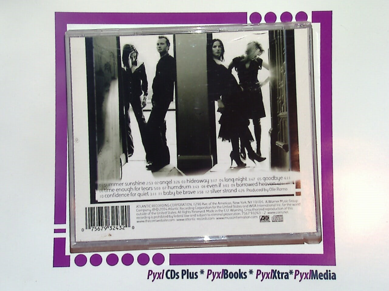 The Corrs, Borrowed Heaven, Irish pop rock, folk rock, Celtic music, 2004 album, pop music, The Corrs hits, Breathless, Angel, contemporary rock, family band, Andrea Corr, Irish band, CD, music album, Bookandbeat.com, folk-pop fusion, acoustic music, pop rock albums, Irish music artists.