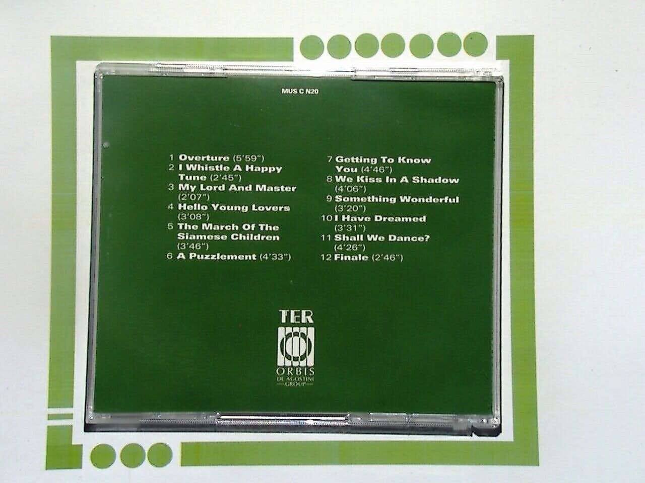 The Musicals Collection, The King And I, CD, Musical Soundtrack, Theatre Music, Classic Musicals, Collectible CD, Broadway, Family Entertainment, Musical Theatre, Songs from The King And I, Bookandbeat, Timeless Classics, Show Tunes