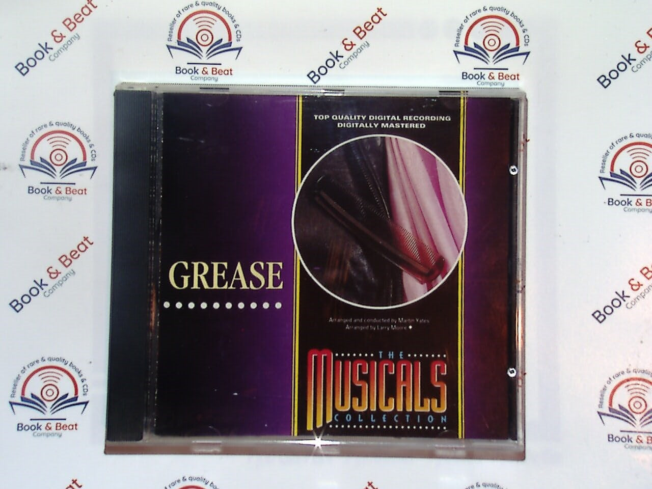 The Musicals Collection, Grease, CD, Musical Soundtrack, Classic Musicals, Theatre Music, Broadway, Family Entertainment, 1970s Musicals, Collectible CD, Show Tunes, Songs from Grease, Bookandbeat, Timeless Classics, High School Musical