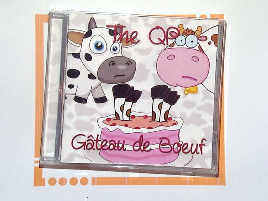 Bookandbeat.com, The QP, Gateau de Boeuf, CD, Experimental Music, Avant-Garde, Indie, Alternative, Unique Sound, Electronic Beats, Fusion Music, Rare Album, Mint Condition, Music Collectors, Underground Music, Innovative Soundscapes,
