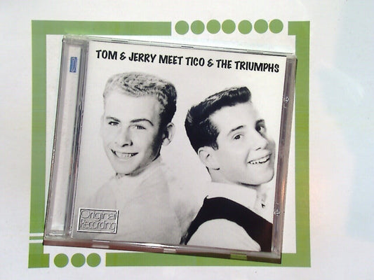 Bookandbeat.com, Tom & Jerry, Tico & The Triumphs, CD, Early Rock and Roll, 60s Music, Simon & Garfunkel, Paul Simon, Doo-Wop, Collectible, Music Album, Classic Hits, Retro Music, Pop Rock, Vocal Group, Rare Recordings, 1960s Sound, Vintage Pop,