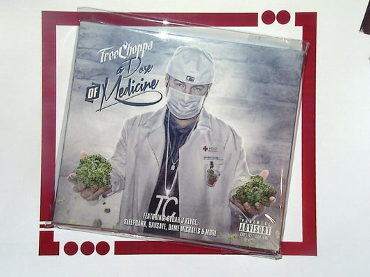 Treechoppa, A Dose of Medicine, CD, Mint, Hip-Hop, Rap Music, Underground Rap, Independent Artist, Music Album, Southern Rap, Collectible, New Condition, Street Rap, Urban Music, Rap Album,