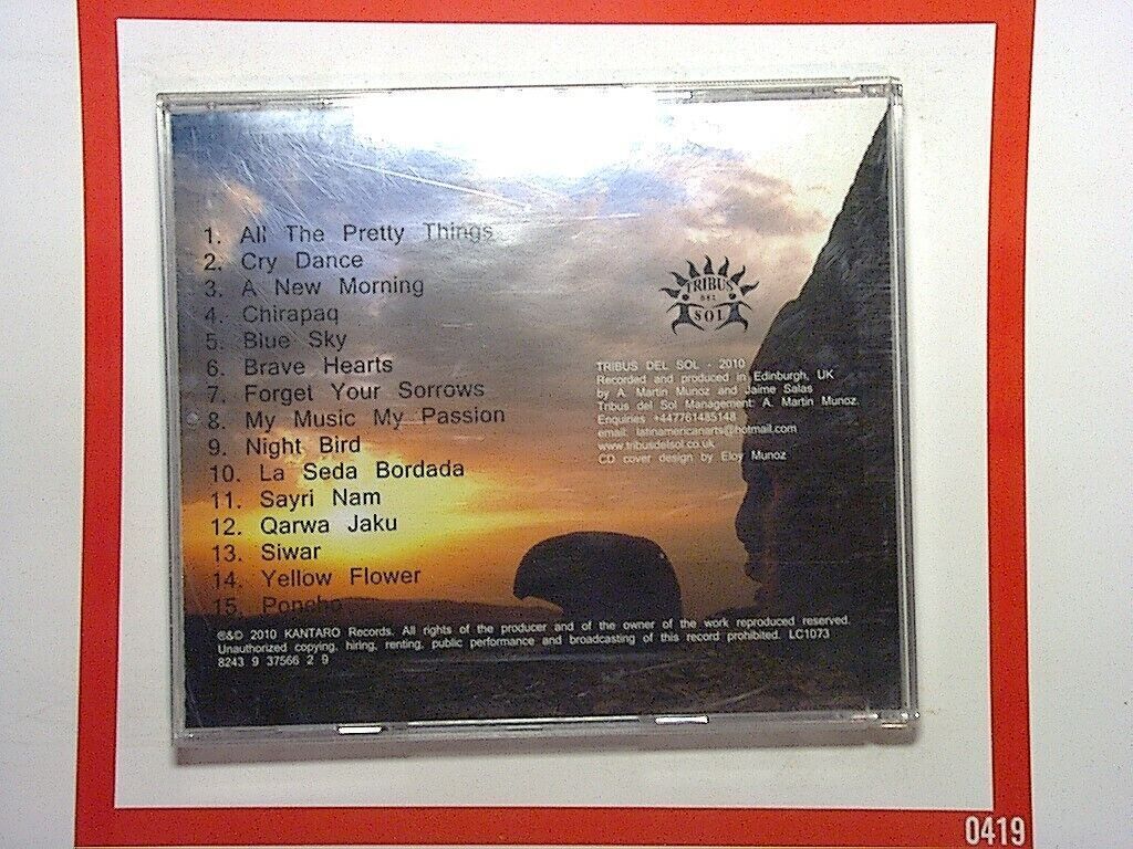 
Bookandbeat.com, Tribus Del Sol, Sacred Journey, CD, Mint, World Music, New Age, Spiritual Music, Ambient, Meditation Music, Healing Sounds, Collectible, Music Album, Ethnic Fusion, Relaxation Music, Tribal Rhythms, Sacred Sounds, New Condition,