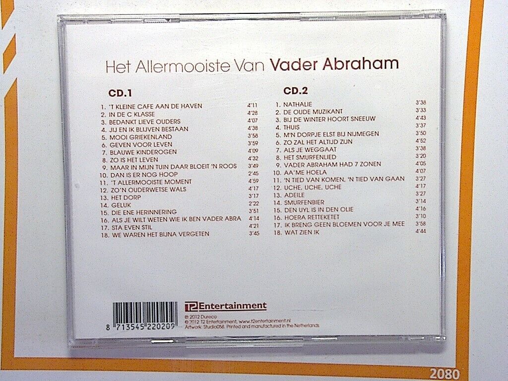 Vader Abraham, Het Allermooiste Van, Music CD, Dutch Music, Pop Music, Album Collection, Best Of, Compilation, Vocalist, Music Hits, Popular Songs, Classic Tracks, Music Lovers, Nostalgic, Dutch Singer, Folk Music, Melodic, Easy Listening, Iconic Artist, Heartwarming Songs, Family-Friendly, Emotional Lyrics, Live Performance, Music Compilation, Engaging Melodies, Classic Hits, Cultural Heritage, Musical Legacy, Timeless Classics, Album Release, Enjoyable Listening, Music Enthusiast,