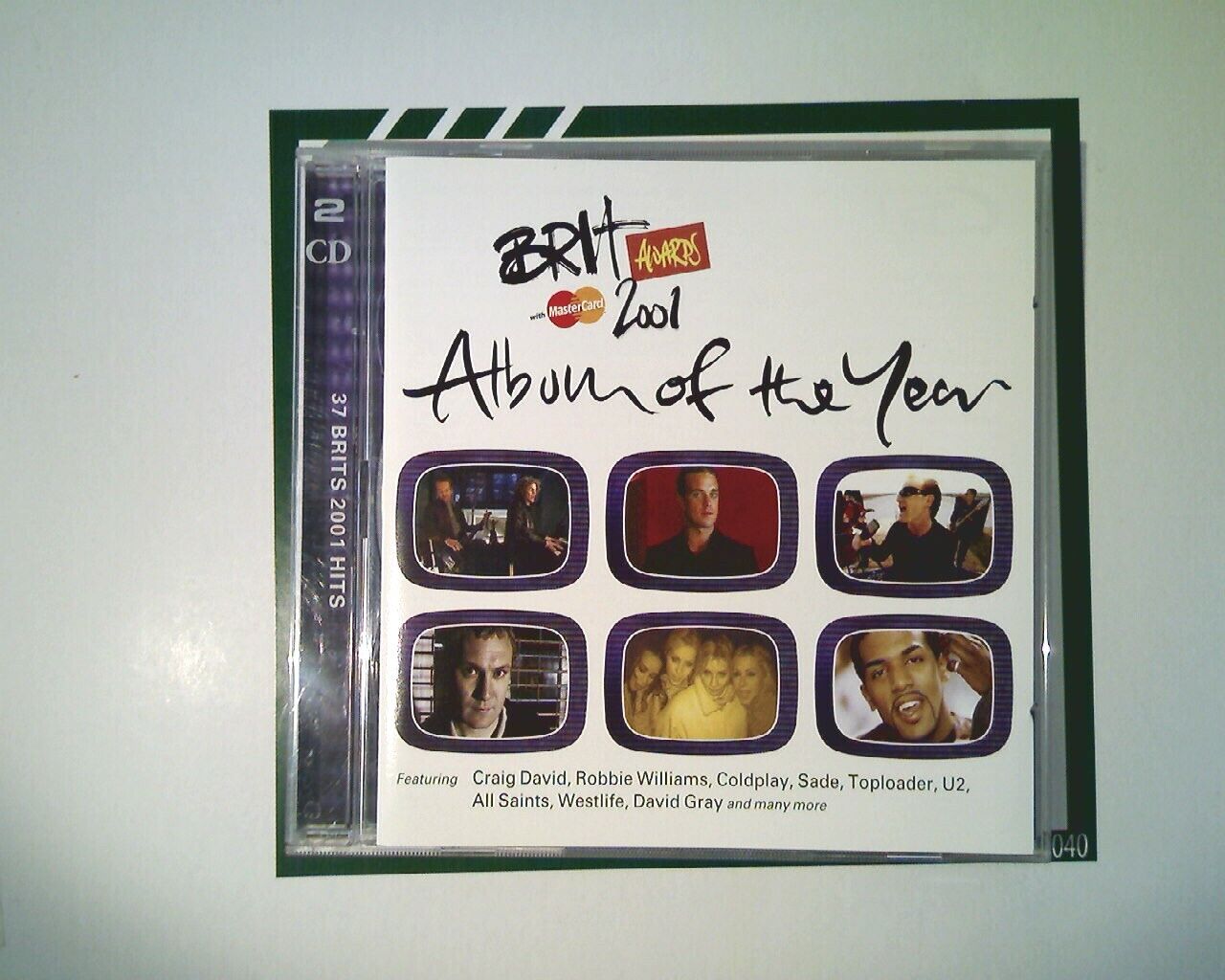 
Brits 2001, Awards CD, Various Artists, 2CD, VGC, Bookandbeat, Music Awards, British Music, Pop Hits, Album Compilation, Collectible CD, UK Music, Music Compilation, Early 2000s Hits, Award Winners, Very Good Condition