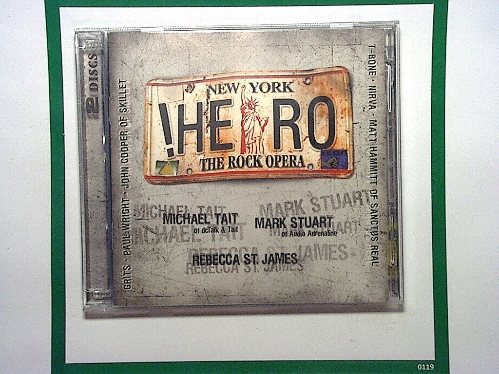 
Hero The Rock Opera, !Hero, Various Artists, 2CD, Nr Mint, Rock Opera, Musical Soundtrack, Original Cast Recording, Theatrical Music, Bookandbeat, Dramatic Songs, Storytelling Through Music, Collection, Fan Favorites, Broadway Style, Concept Album, Rock Music