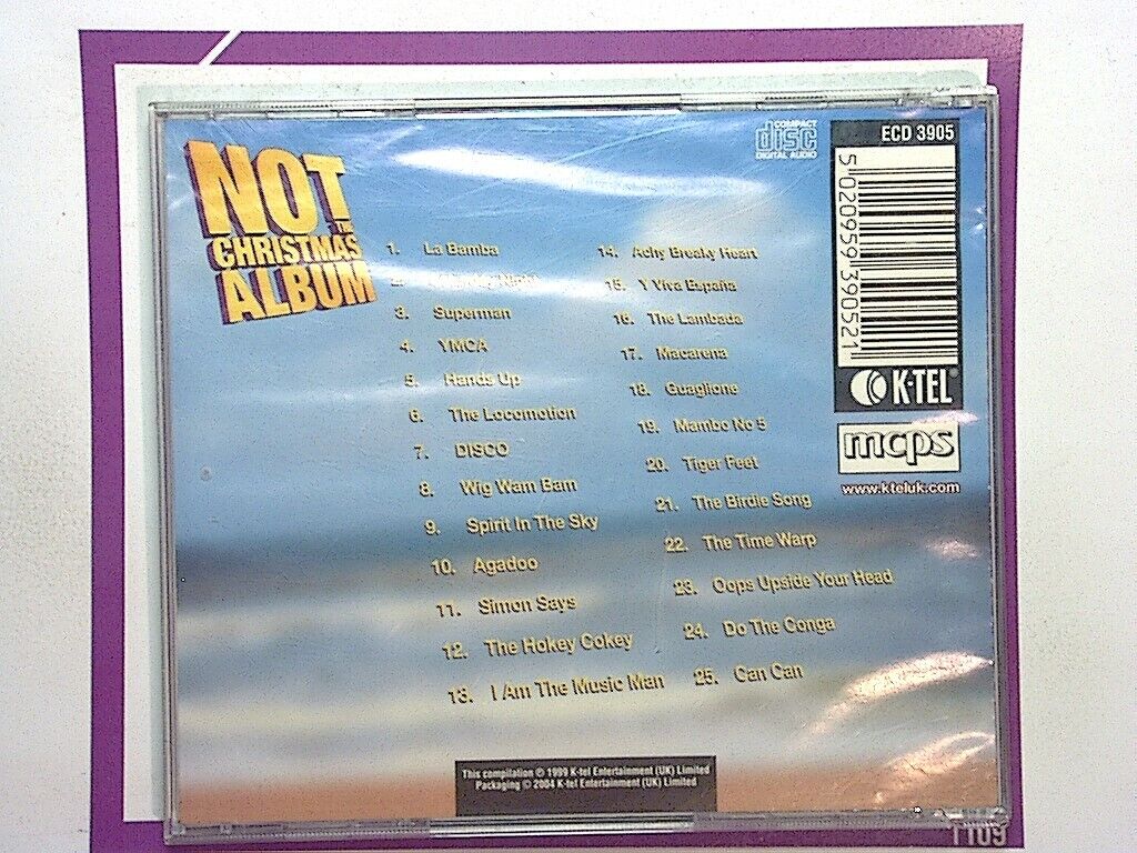 Not The Christmas Album, Various Artists, Alternative Christmas Music, Non-traditional Holiday Songs, CD Near Mint, Unique Christmas Tunes, Festive Music, Holiday Compilation, Christmas Gifts, Quirky Christmas, Fun Holiday Songs, Seasonal Album, Gift Ideas, Music Collection, Bookandbeat.com, Christmas Playlist, Rare Christmas Music, Alternative Festive Sounds, Christmas Compilation, Near Mint Condition