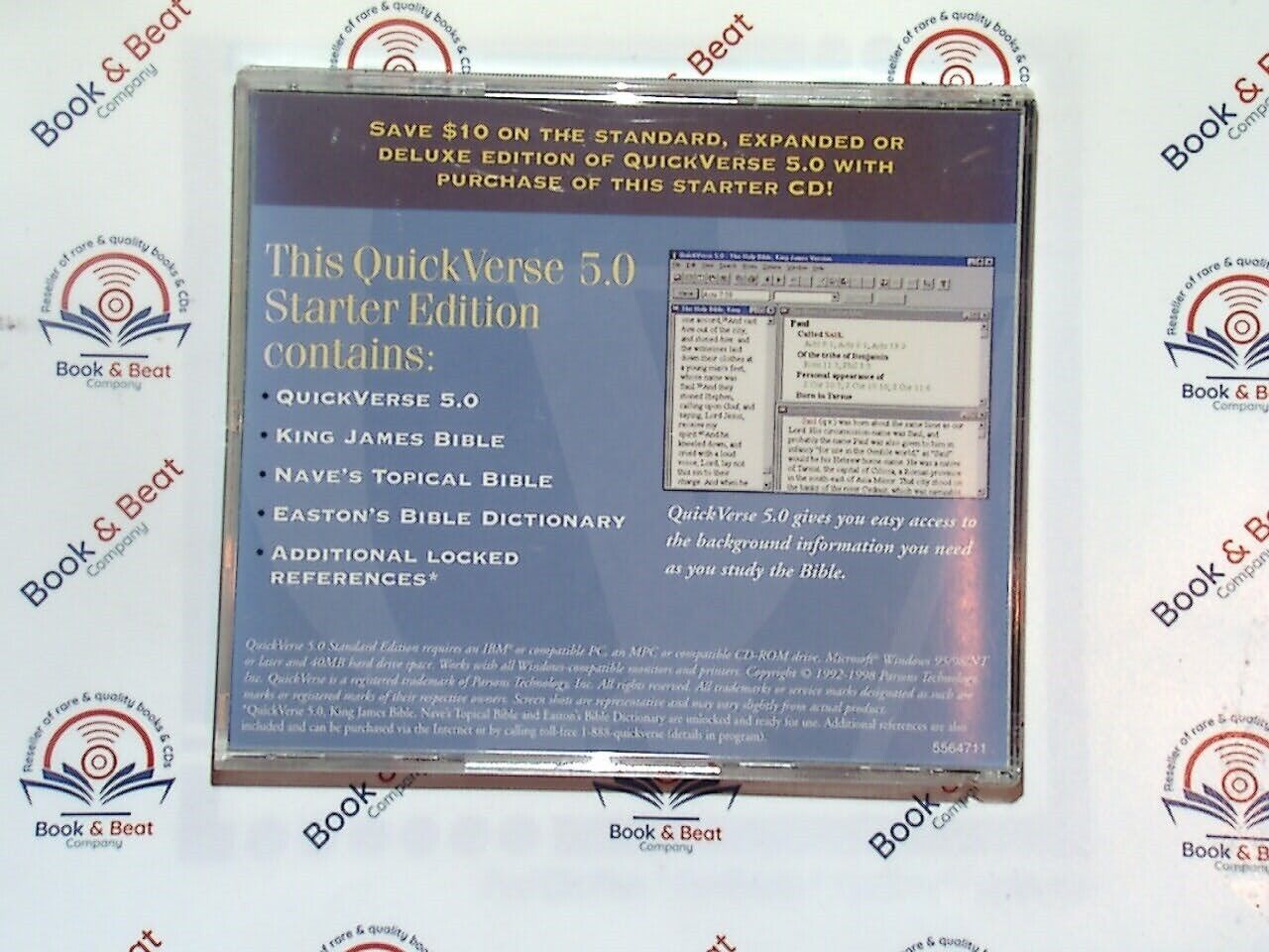 bookandbeat.com, Quick Verse Version 5, Starter Edition, Bible software, religious study, digital Bible, scripture study, faith-based software, Bible reference, Christian resources, Bible learning tool, scripture research, digital study tool, biblical resources, Bible education, scripture software, Christian education, religious tools, digital Bible reference, Bible study program, software for churches, spiritual growth
