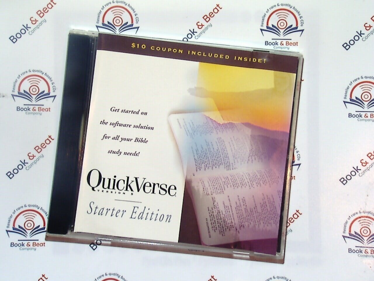 bookandbeat.com, Quick Verse Version 5, Starter Edition, Bible software, religious study, digital Bible, scripture study, faith-based software, Bible reference, Christian resources, Bible learning tool, scripture research, digital study tool, biblical resources, Bible education, scripture software, Christian education, religious tools, digital Bible reference, Bible study program, software for churches, spiritual growth