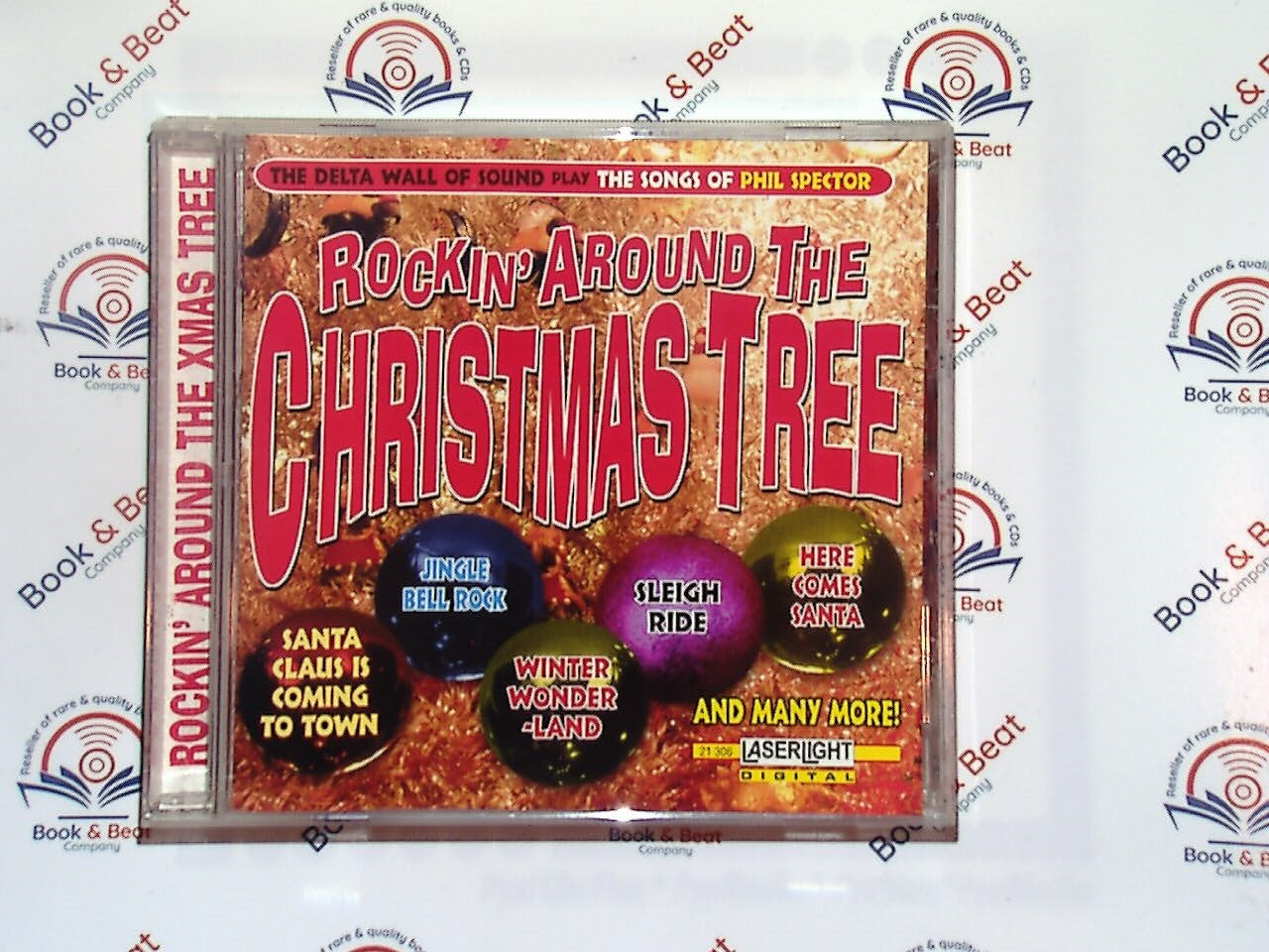 Delta Wall of Sound, Rockin' Around Christmas Tree, Christmas rock music, holiday hits, festive rock songs, Christmas classics, holiday party music, rock and roll Christmas, Christmas tree songs, rockabilly Christmas, holiday compilation, seasonal rock music, Bookandbeat.com Christmas CD, Christmas album, Christmas music for parties, Christmas rock playlist, classic Christmas songs, festive rock tunes, holiday rock CD, Christmas music collection.