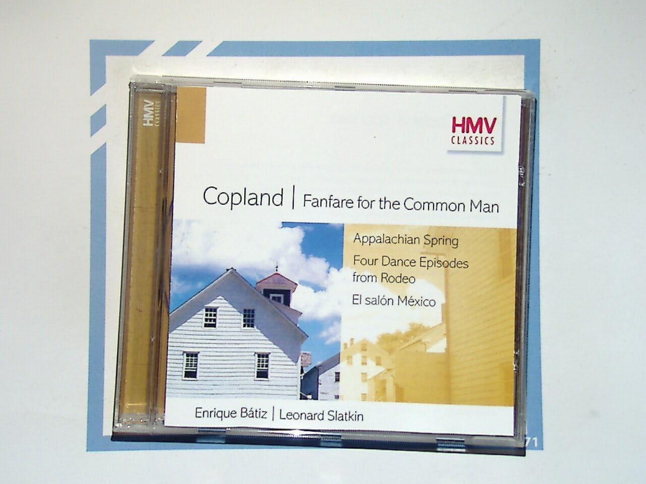 bookandbeat.com, Aaron Copland, Fanfare for the Common Man, American classical, orchestral, Enrique Batiz, Leonard Slatkin, patriotic, stirring music, brass, impactful, iconic, classic Americana, powerful sound, dignified music, famous composition, grandiose, inspiring, traditional, bookandbeat.com music.