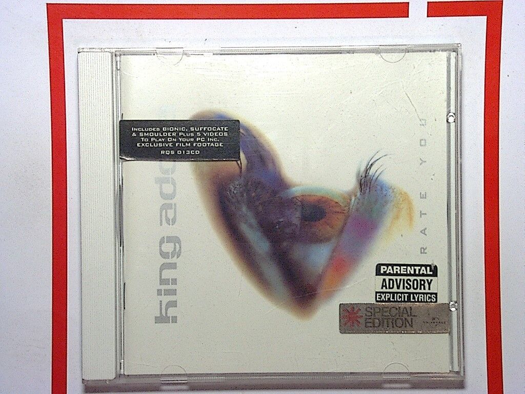 King Adora, Vibrate You, Special Edition, Promo, CD, Glam rock, British band, 2000s music, Bookandbeat.com, Alternative rock, Punk rock, Energetic, Guitar-driven, Underground rock, Edgy, Raw sound, Rock fans, Catchy tunes, Iconic album, Rock revival, Contemporary rock,