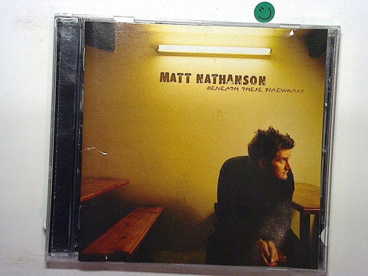 Matt Nathanson, Beneath These Fireworks, Singer-Songwriter, Acoustic Rock, Indie Music, Emotional Ballads, Heartfelt Lyrics, Contemporary Folk, Pop Rock, Soothing Melodies, Timeless Tracks, Rising Artist, Collector's Item, VGC CD, Unique Sound, Bookandbeat.com,new CDs, used CDs, new books, used books, online music store, online bookstore, rare CDs, rare books, affordable books, affordable CDs, book lovers, music enthusiasts, collectible CDs, vintage books,DVD,