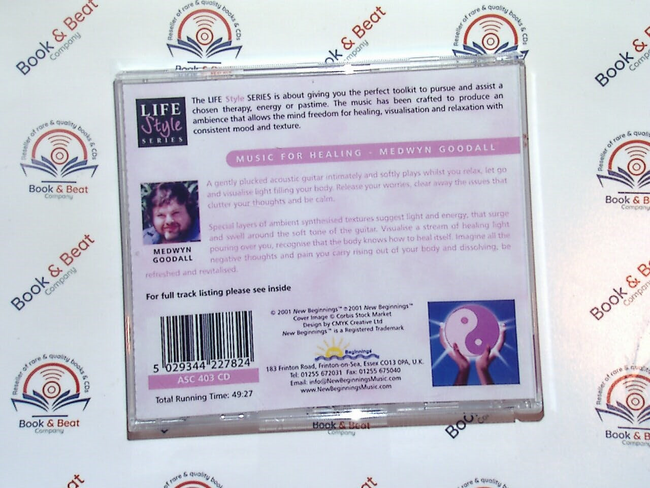 bookandbeat.com, CD, Medwyn Goodall, Music For Healing, new age music, instrumental, relaxing melodies, ambient music, nature-inspired, meditation music, soothing sounds, atmospheric music, spiritual journey, tranquil vibes, healing music, oceanic themes, bookandbeat.com,new CDs, used CDs, new books, used books, online music store, online bookstore, rare CDs, rare books, affordable books, affordable CDs, book lovers, music enthusiasts, collectible CDs, vintage books,DVD,