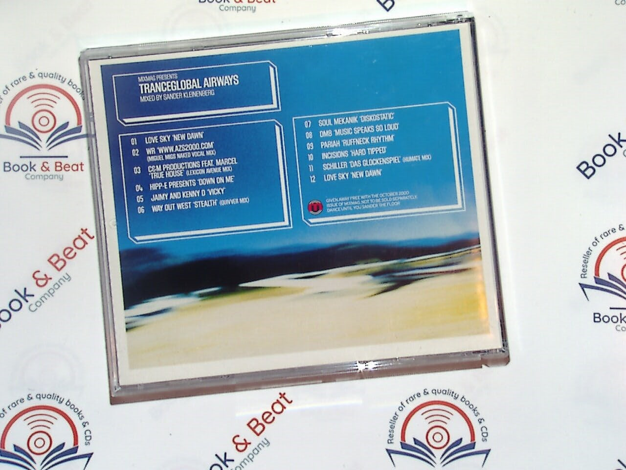 bookandbeat.com, CD, Mixmag Presents Tranceglobal Airways, Sander Kleinberg, trance music, electronic dance music, DJ mix, club anthems, upbeat tracks, dancefloor favorites, rhythmic beats, high-energy sound, music compilation, electronic music scene, progressive house, vibrant melodies, party playlist, festival vibes, popular tracks, modern DJ culture, dance music history, auditory journey