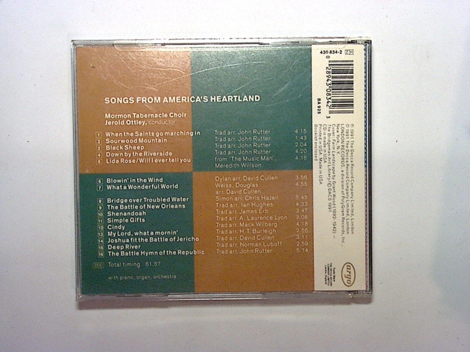 Mormon Tabernacle Choir, Argo Songs, America's Heartland, CD, Choir music, Bookandbeat.com, Sacred music, Classical choir, Patriotic songs, Traditional American, Religious, Gospel, Inspirational, Uplifting, Choral music, Americana, Heartfelt, Traditional hymns, Timeless choir, Spiritual, Christian music,