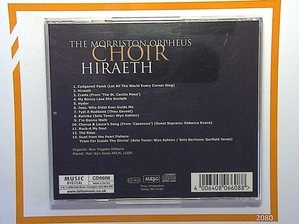 
Morriston Choir, Hiraeth, Welsh Choir, Choral Music, Traditional Hymns, Classical Vocals, Timeless Classics, Iconic Performances, Emotional Harmonies, Inspirational Music, Nostalgic Tunes, VGC CD, Collector's Item, Beautiful Singing, Bookandbeat.com,new CDs, used CDs, new books, used books, online music store, online bookstore, rare CDs, rare books, affordable books, affordable CDs, book lovers, music enthusiasts, collectible CDs, vintage books,DVD,