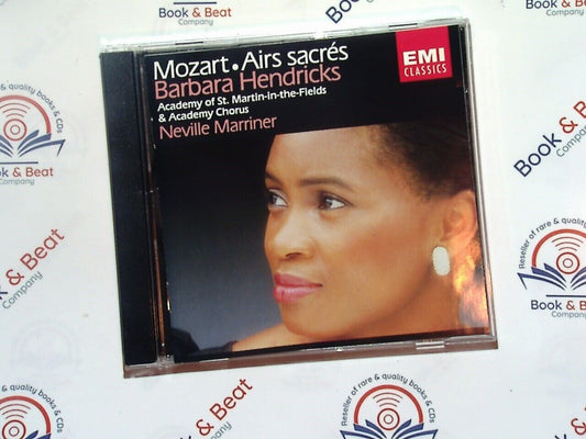bookandbeat.com, Mozart, Sacred Arias, Barbara Hendricks, Neville Marriner, classical music, sacred music, opera arias, choral works, religious music, soprano vocals, Sir Neville Marriner, Academy of St Martin in the Fields, classical vocals, Mozart recordings, timeless masterpieces, classical sacred compositions.