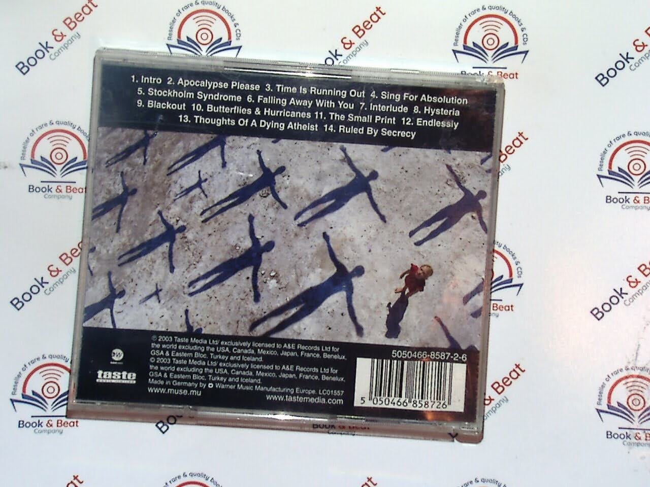 bookandbeat.com, CD, Muse, Absolution, alternative rock, progressive rock, symphonic rock, 2000s music, Matt Bellamy, stadium rock, concept album, epic sound, dramatic melodies, rock anthems, space rock, iconic album, bookandbeat.com,new CDs, used CDs, new books, used books, online music store, online bookstore, rare CDs, rare books, affordable books, affordable CDs, book lovers, music enthusiasts, collectible CDs, vintage books,DVD,