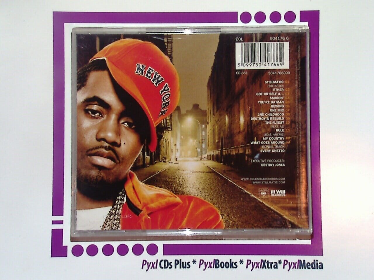NAS, Stillmatic, Hip-hop, Rap, Album, Classic hip-hop, 2001, East Coast rap, Lyrics, Iconic tracks, CD, American rapper, Underground hip-hop, Golden age hip-hop, Contemporary rap, Best-selling album, Social commentary, Music industry, Bookandbeat.com, Influential artist, Hip-hop culture,