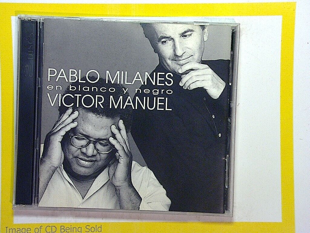 new CDs, used CDs, new books, used books, online music store, online bookstore, rare CDs, rare books, affordable books, affordable CDs, book lovers, music enthusiasts, collectible CDs, vintage books,DVD,Pablo Milanes, Victor Manuel, En Blanco Y Negro, Latin Music, Spanish Music, Classic Latin Duets, Cuban Music, Folk Music, Latin Ballads, Iconic Artists, Romantic Songs, Latin Pop, Timeless Music, VGC CD, Spanish Classics, Bookandbeat.com,