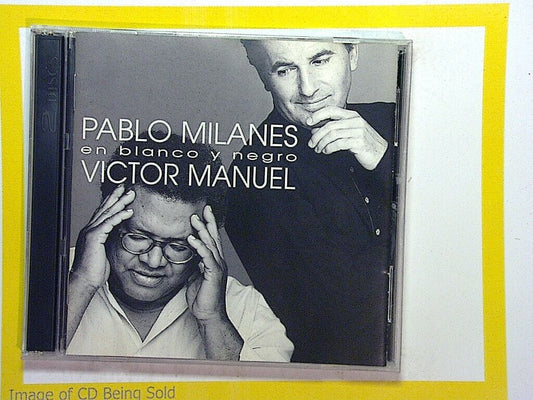 new CDs, used CDs, new books, used books, online music store, online bookstore, rare CDs, rare books, affordable books, affordable CDs, book lovers, music enthusiasts, collectible CDs, vintage books,DVD,Pablo Milanes, Victor Manuel, En Blanco Y Negro, Latin Music, Spanish Music, Classic Latin Duets, Cuban Music, Folk Music, Latin Ballads, Iconic Artists, Romantic Songs, Latin Pop, Timeless Music, VGC CD, Spanish Classics, Bookandbeat.com,