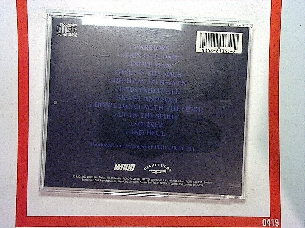 bookandbeat.com, CD, Phil Driscoll, Warriors, inspirational music, trumpet, Christian music, gospel album, spiritual themes, instrumental, uplifting tracks, worship music, faith-focused melodies, soulful sound, contemporary Christian artist.