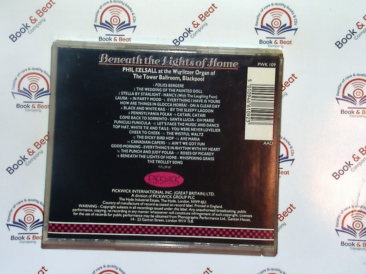 Phil Kelsall, Blackpool Magic, Wurlitzer, Tower Ballroom, organ music, ballroom dancing, instrumental music, vintage sounds, traditional melodies, Blackpool Tower, nostalgic tunes, dance music, classic organist, easy listening, theatre organ, bookandbeat.com,Beneath the Lights of Home