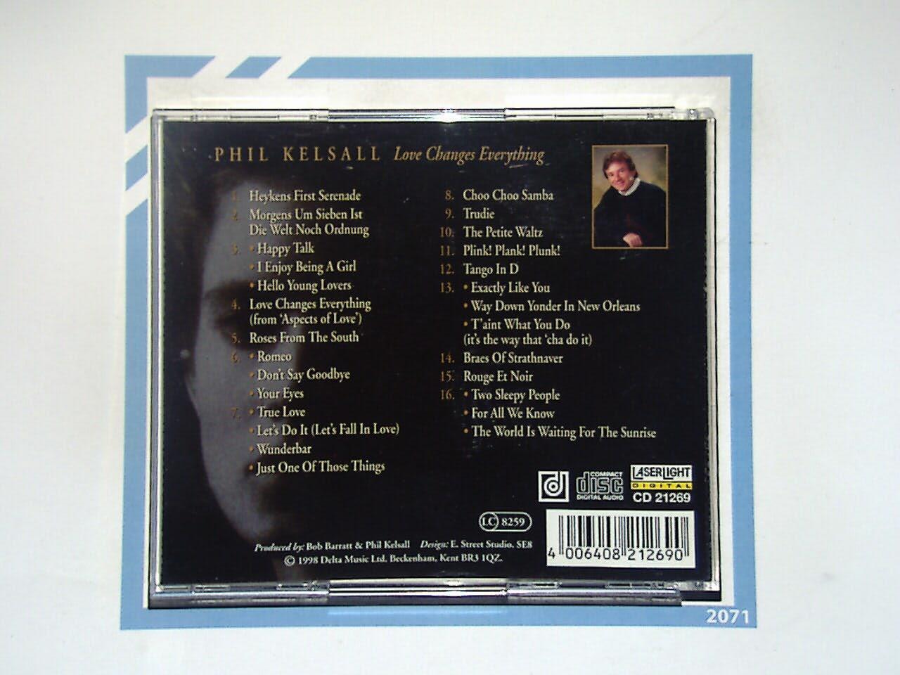 bookandbeat.com, CD, Phil Kelsall, Love Changes Everything, organ music, instrumental, romantic melodies, easy listening, Wurlitzer organ, timeless classics, smooth harmonies, relaxing music, musical theatre, orchestral arrangements, nostalgic tunes, new CDs, used CDs, new books, used books, online music store, online bookstore, rare CDs, rare books, affordable books, affordable CDs, book lovers, music enthusiasts, collectible CDs, vintage books,DVD,