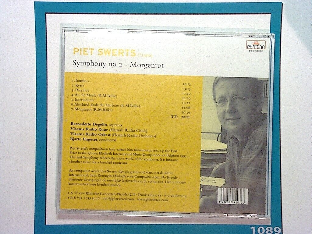 Piet Swerts, Symphony No.2, Morgenrot, In Flanders' Fields, Classical Symphony, Contemporary Classical, Orchestral Music, Belgian Composer, Modern Symphonies, War-Inspired Music, Emotional Composition, Symphonic Masterpiece, Classical Album, Epic Orchestration, Instrumental Symphony, Flanders Fields, 20th Century Classical, Symphonic Movements, Orchestral Performance, Bookandbeat.com,