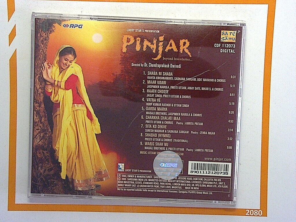 Pinjar, Beyond Boundaries, Bollywood Soundtrack, Indian Film Music, Traditional Indian, Hindi Cinema, Cultural Music, Film Score, Emotional Music, World Music, Soundtrack, Folk Influences, Indian Classical, Cinematic, 2000s Music, Hindi Songs, Melodic, Epic Soundtrack, Fusion Music, Bookandbeat.com,