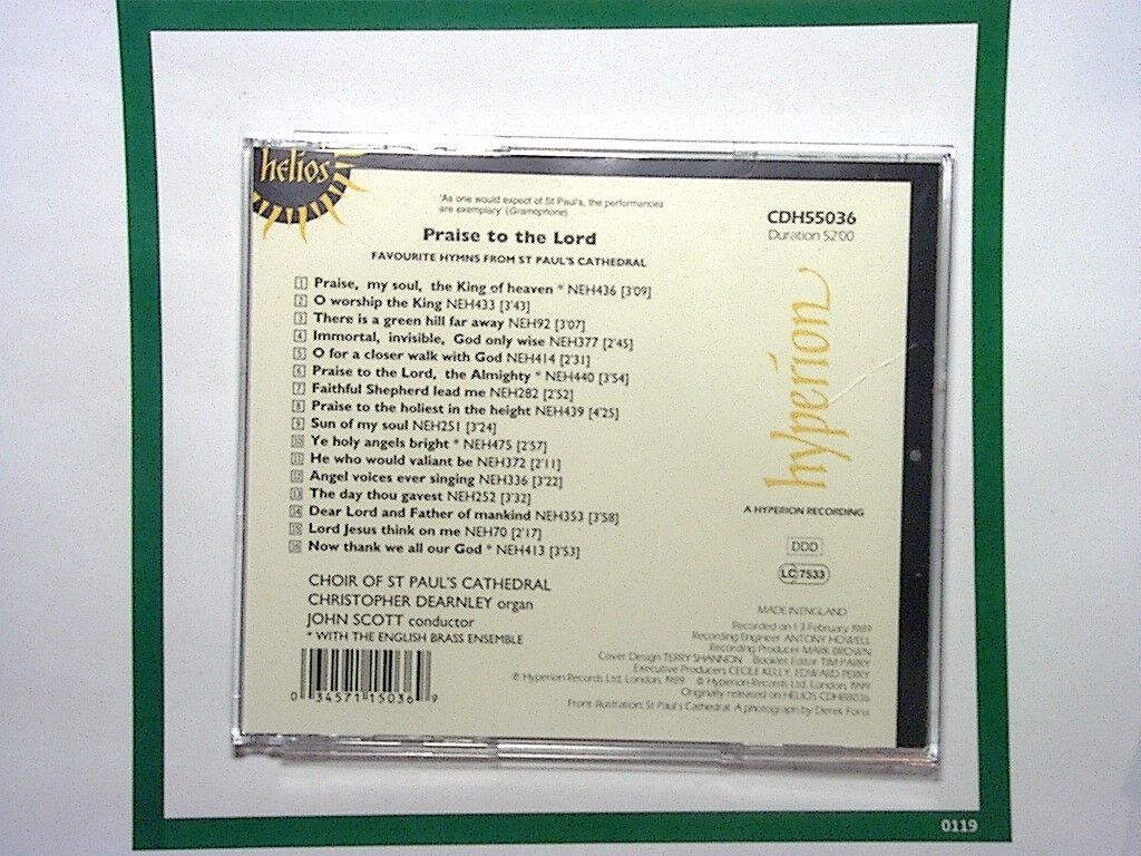 St Paul's Cathedral Choir, English Brass Ensemble, Praise to the Lord, CD, Bookandbeat.com, Choral music, Sacred music, Brass ensemble, Christian music, Worship music, Hymns, Inspirational, Faith-based, Classical, Cathedral choir, Uplifting, Spiritual, Traditional hymns, Church music, Melodic, Choral harmonies, Religious music, Music enthusiasts,