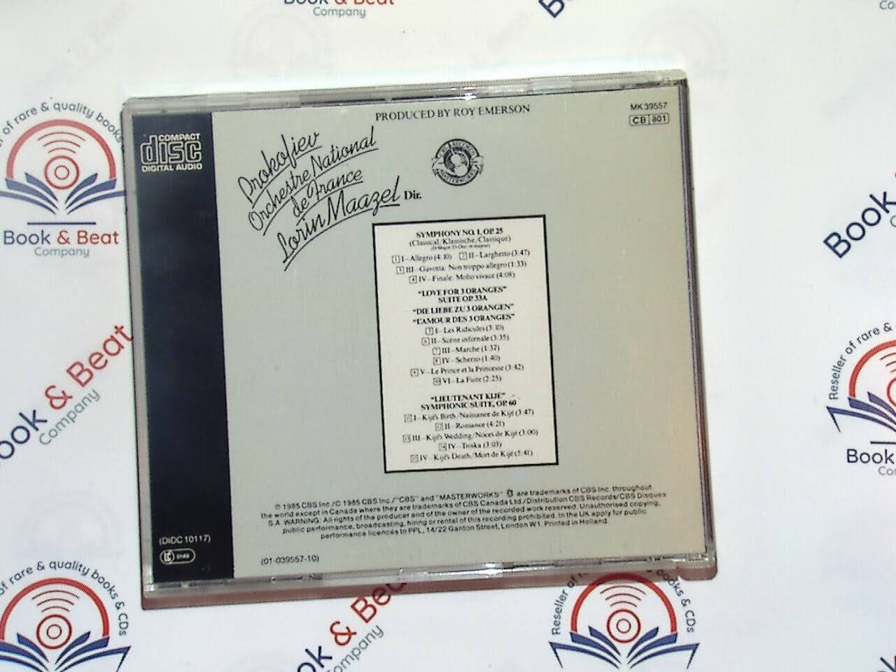 bookandbeat.com, CD, Prokofiev, Classical Symphony, CBS Masterworks, symphony, classical music, orchestral, Sergei Prokofiev, Russian composer, Symphony No. 1, neo-classical, 20th century music, orchestral performance, classical masterpiece, iconic symphony, music collection, symphonic album, historical recording, CBS label, classical favorites, orchestral classics