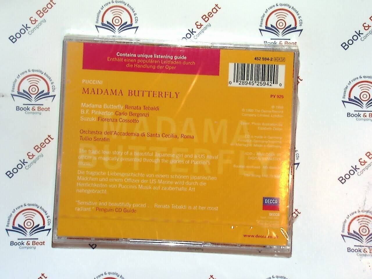 Puccini, Madama Butterfly, opera, classical music, Renata Tebaldi, Carlo Bergonzi, Fiorenza Cossotto, Italian opera, tragic opera, romantic opera, Giacomo Puccini, orchestral masterpiece, soprano aria, bel canto, dramatic opera, bookandbeat.com,new CDs, used CDs, new books, used books, online music store, online bookstore, rare CDs, rare books, affordable books, affordable CDs, book lovers, music enthusiasts, collectible CDs, vintage books,DVD,
