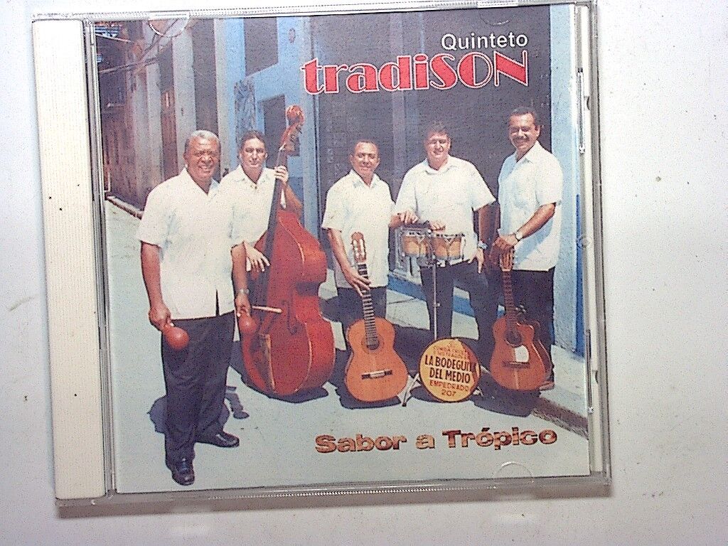 Quinteto Tradison, Sabor A Tropico, Latin music, Cuban music, traditional Cuban, tropical rhythms, bookandbeat.com, Latin jazz, Afro-Cuban sounds, lively music, salsa, mambo, Caribbean music, dance music, Cuban quintet, Latin culture, world music, festive album, vibrant melodies, instrumental Latin, cultural music,