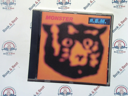 R.E.M., Monster Album, Alternative Rock, 90s Rock, Classic Albums, Grunge Influence, Harder R.E.M. Sound, What's The Frequency Kenneth, Rock Anthems, Iconic Albums, Michael Stipe, Guitar-Driven Rock, Alternative Classics, Vinyl Collection, bookandbeat.com,