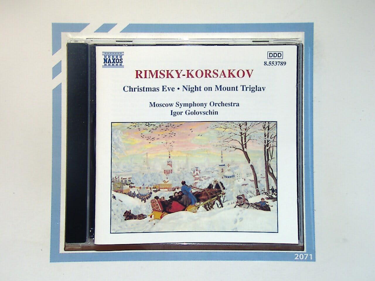 Rimsky-Korsakov, Christmas Eve, Night on Mount Triglav, Classical music, Orchestral, Russian composer, CD, Romantic era, Symphonic, Opera, Bookandbeat.com, Dramatic, Classical masterpiece, Seasonal music, Opera highlights, Traditional classical, Symphonic poems, Russian opera, Christmas music, Cultural heritage, Night on Mount Triglav,